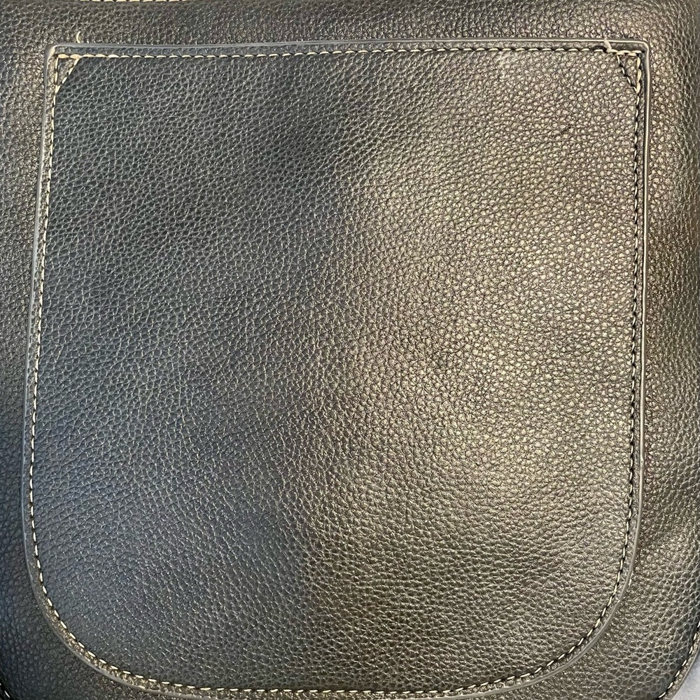 *EUC* Steve Madden Crossbody Bag - Black - SM Logo - Leather - 9.5” x 9” x 2.5” - Picture 13 of 14